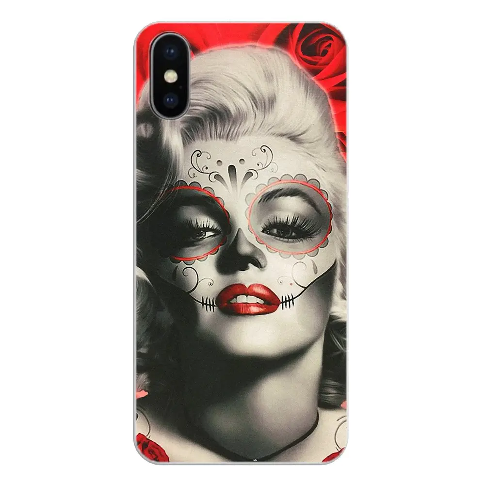 Прозрачные мягкие чехлы для LG G7 Q6 Q7 Q8 Q9 V30 X Power 2 3 OnePlus 3T 5T 6T marylin monroe tatooe |