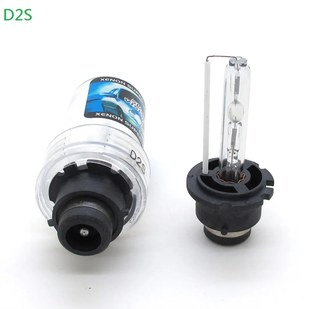 2 шт 35 Вт HID лампа автомобильный ксеноновый светильник D1S D2S D3S D4S 12 В 4300 К 5000 К 6000 К 8000 к 10000 к 12000 к автомобильный ксеноновый головной светильник