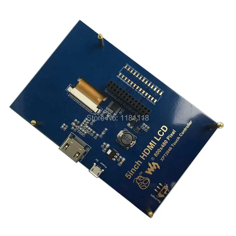 Raspberry Pi 3 Model B 4B/2B/B+/A+ 5 дюймов HDMI GPIO резистивный сенсорный экран ЖК-дисплей 5 дюймов сенсорный экран