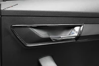 yimaautotrims inner car door pull handle bowl frame cover trim stainless steel interior fit for skoda karoq 2018 2022