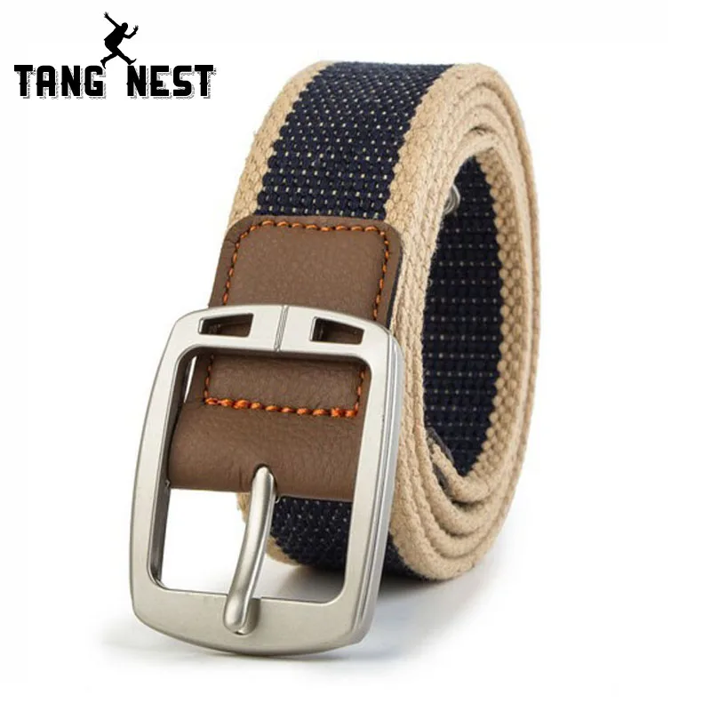 Дизайнерские ремни 2019 новый список мужской ремень модный полосатый холщовый
