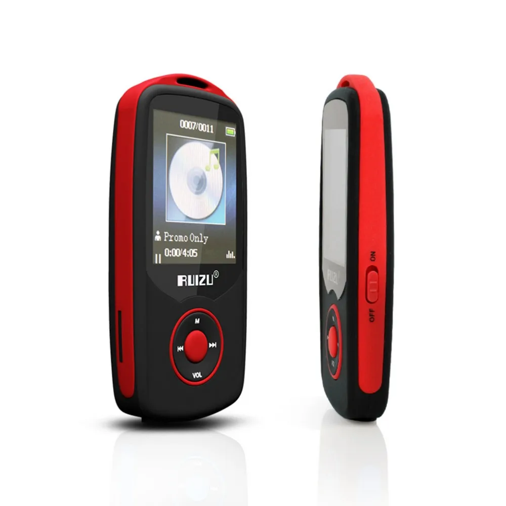 Оригинал RUIZU X06 Bluetooth Mp3-плеер Hifi Музыка С 4 ГБ + 16 1.8 Дюймовый Экран 100 часов Высокой