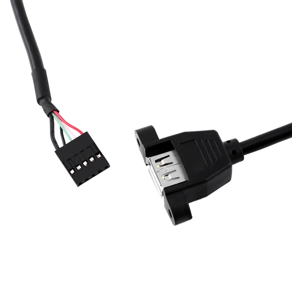 10 шт./лот 5 Pin Внутренняя Материнская плата наружный коллектор адаптер USB Мужской