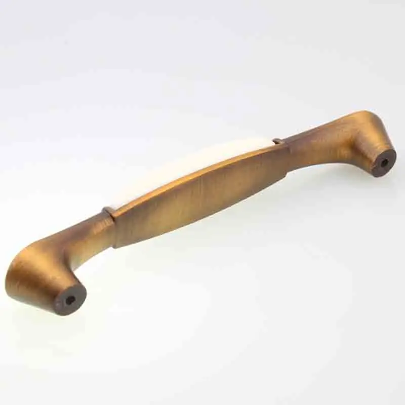 Винтажная мебельная керамическая ручка 128 мм бронзовый комод кухонный шкаф