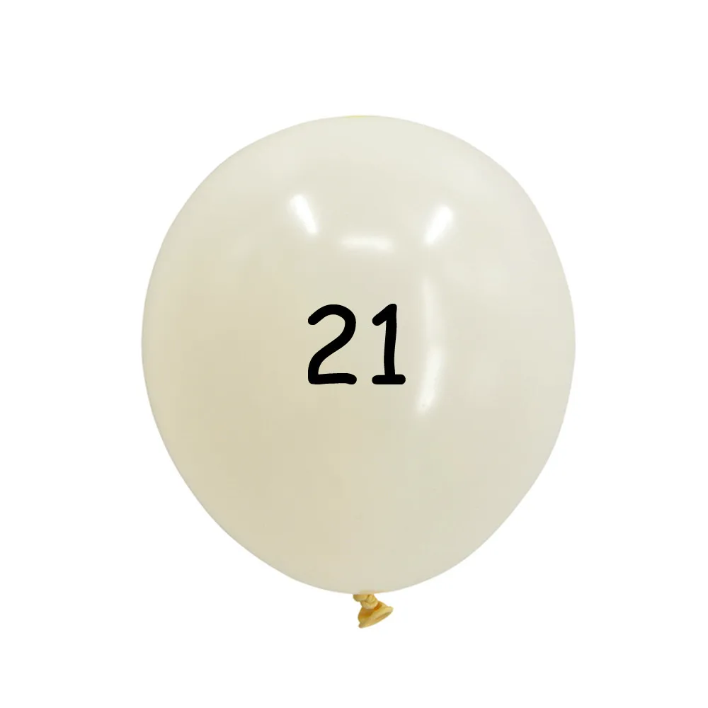 Macaron Balloon 21 Украшения для дня рождения, 18 макароны, конфеты, цветные шары, шары, принцесса, Балон, 1 анниверсье, украшения, макароны, шары - Цвет: Macaron Balloon 21