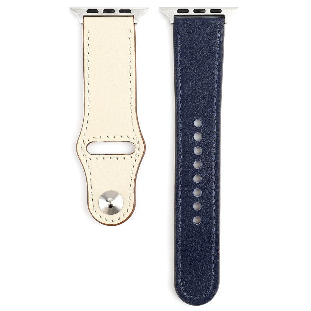 Модный ремешок с застежкой для Apple Watch 38 мм 40 мм 42 мм 44 мм кожаный ремешок для Iwatch серии 1 2 3 4 кожаный ремешок для часов