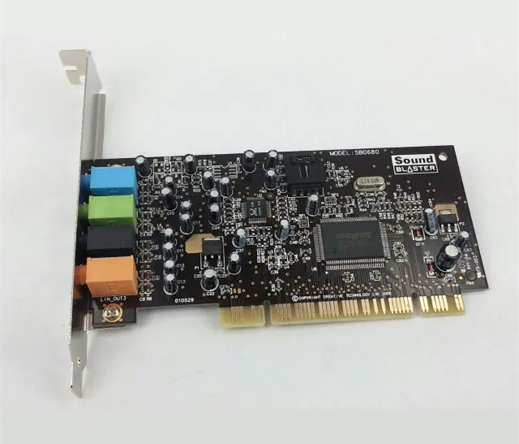 Оригинальная звуковая BLASTER 5 1 SB0680 PCI Звуковая карта для творчества| |