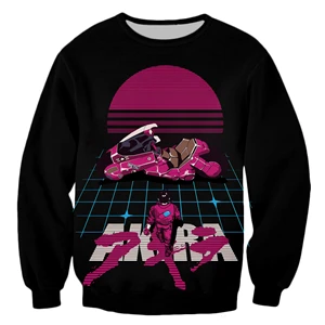 color as the picture Ух девушка Акира Kaneda Neo Tokyo Аниме Толстовка с круглым вырезом на шее с горячая Распродажа модные Для Мужчин's Для женщин пуловер с длинными рукавами ZS677 - Цвет: color as the picture