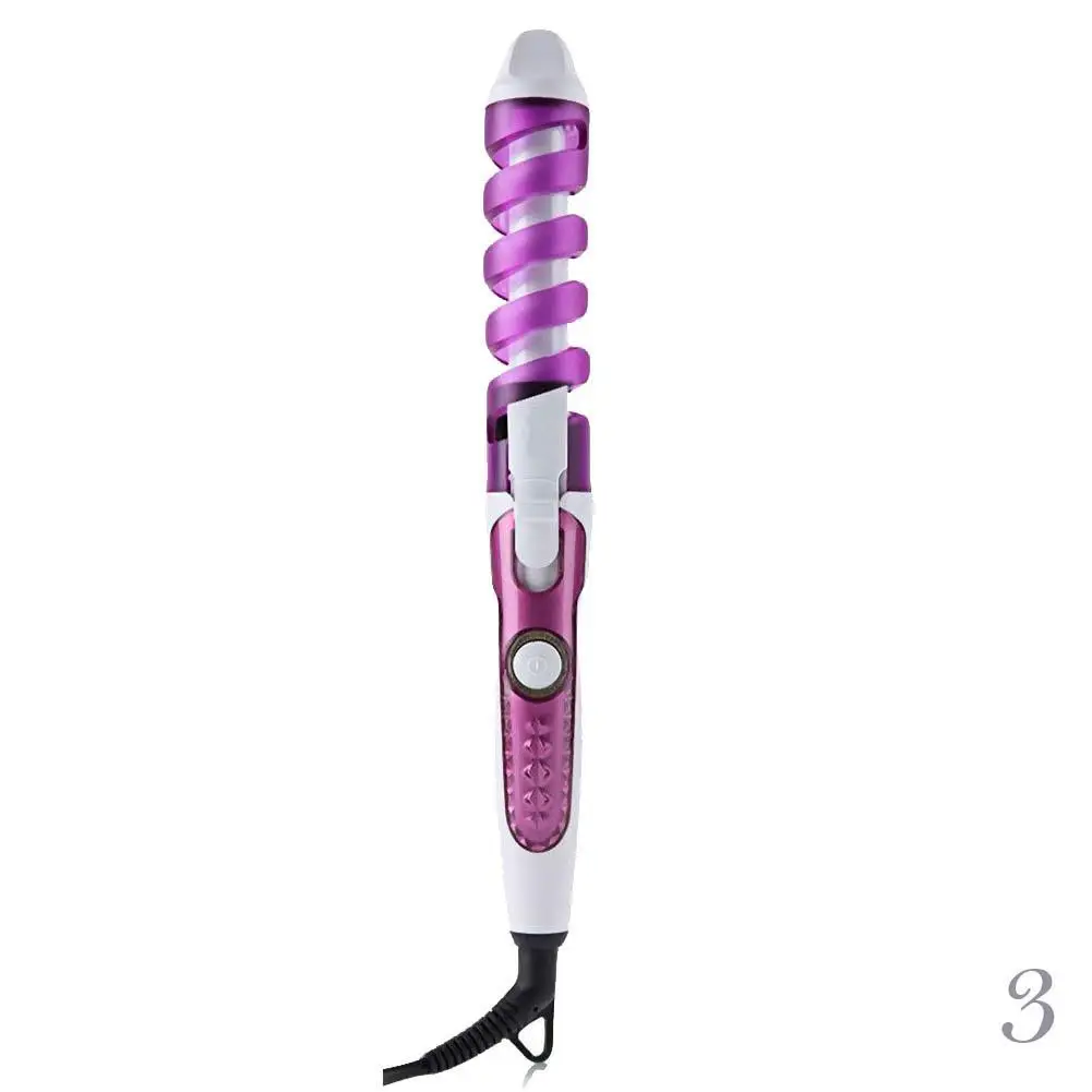 Electric Hair Curlers Spiral Rollers Iron Color Random Ceramic Curling Wand Salon Styling Tools Styler | Красота и здоровье