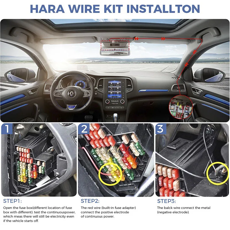 HGDO Dash Cam комплект жестких дисков Mini USB Порты и разъёмы DC 12 V/24 В до 5 Пост