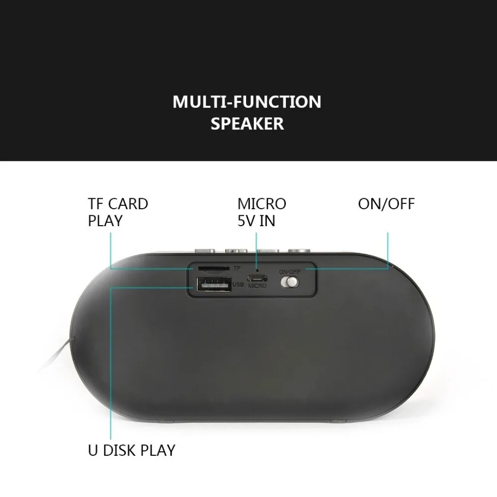 GDLYL Портативный беспроводной Bluetooth динамик Blutooth мини маленький портативный