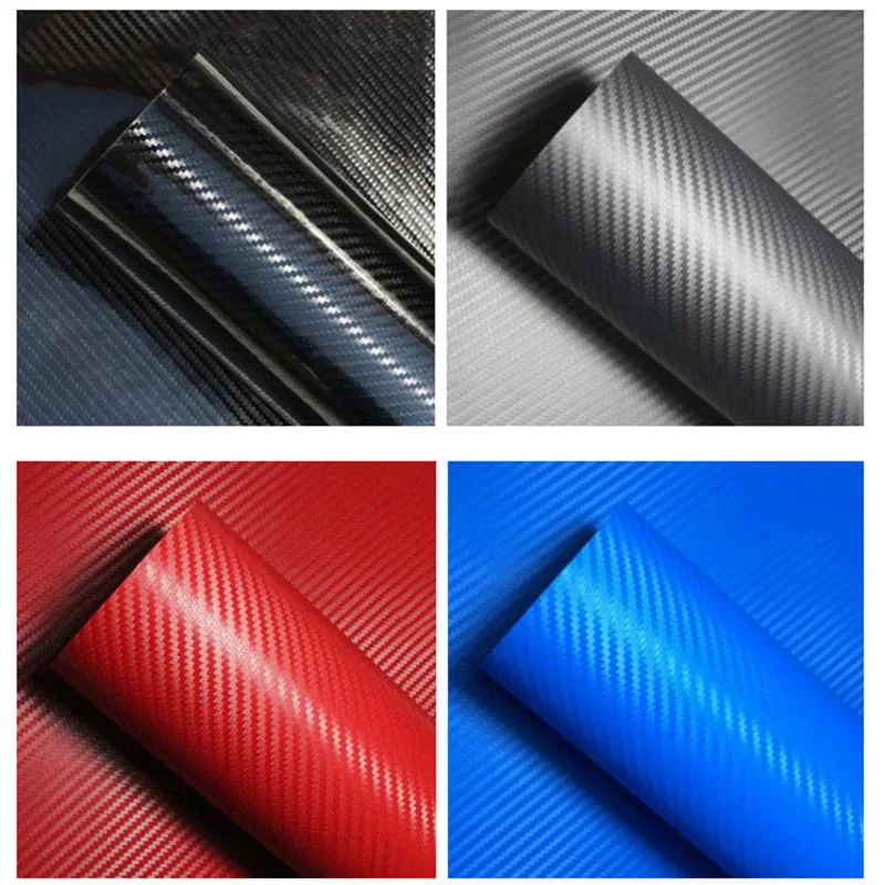Автомобильный Стайлинг 10x152 см 5D высокоглянцевая углеродная волоконная
