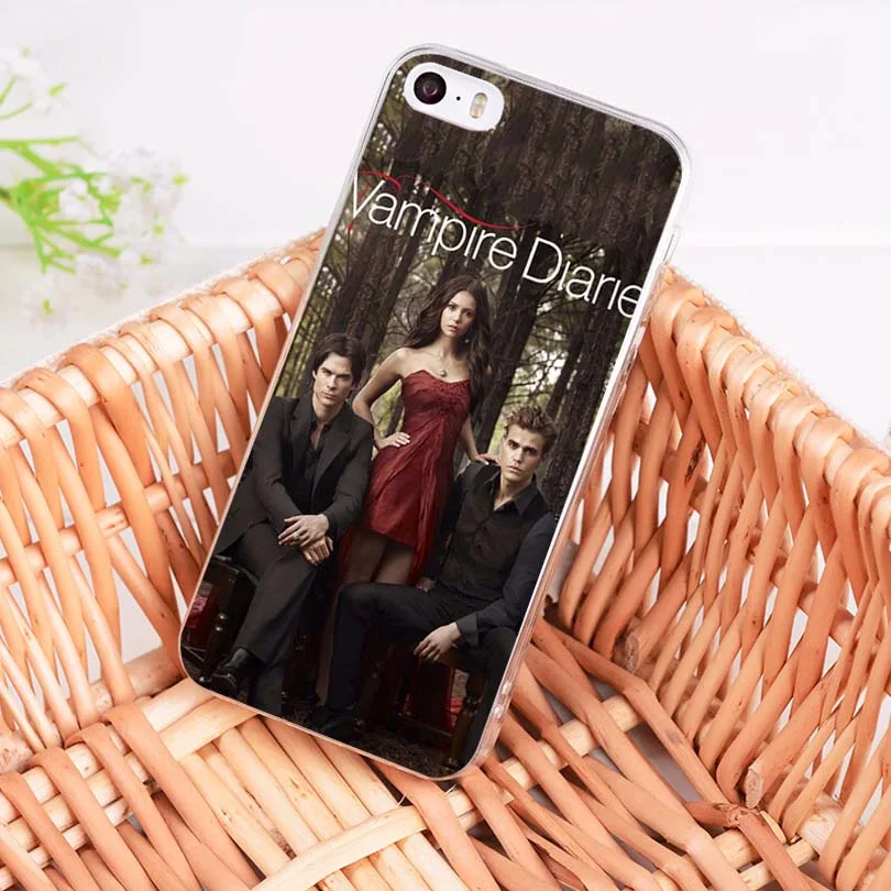 Прозрачный мягкий чехол для телефона MaiYaCa The-Vampire-Diaries из ТПУ iPhone 8 7 6 6S Plus X 5 5S SE 11pro max