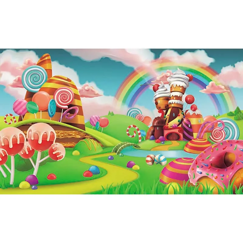 Фоны для фотосъемки Mehofoto Candy Bar украшения тематических вечеринок реквизит с