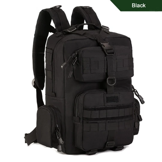 Black Протектор Плюс MOLLE военный тактический рюкзак наружные сумки для скалолазания водонепроницаемые дорожные рюкзаки мужские спортивные походные сумки - Цвет: Black
