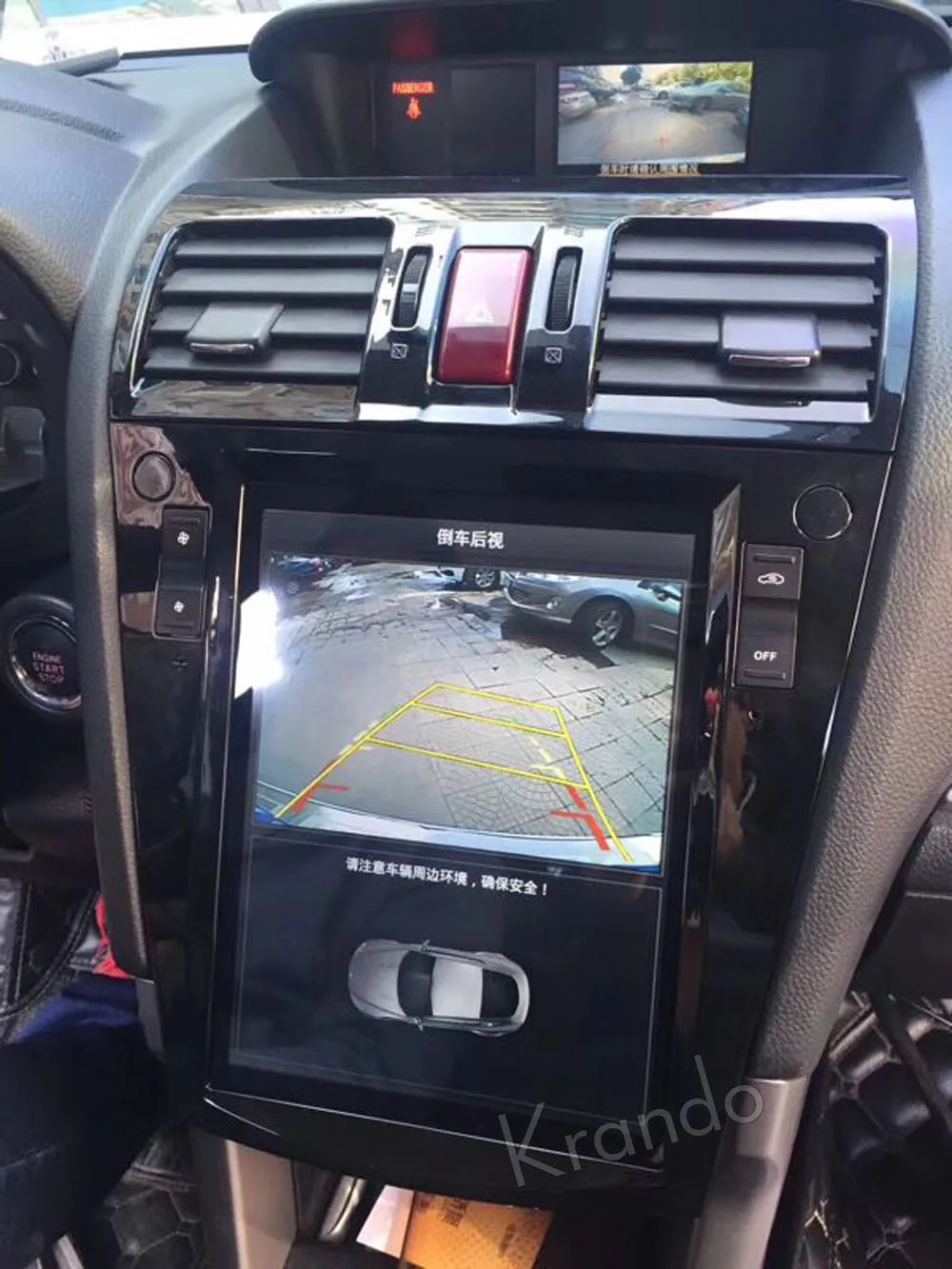 Krando Android 8,1 10," вертикальный экран автомобиля dvd Аудио плеер для Subaru лес/XV 2012- gps навигация Мультимедиа система