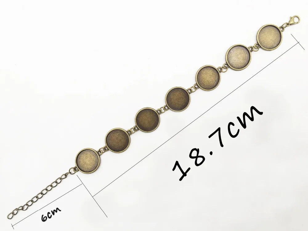 1 шт Новый дизайн мандала1 браслет античная латунь стеклянный купол 7 маленькие