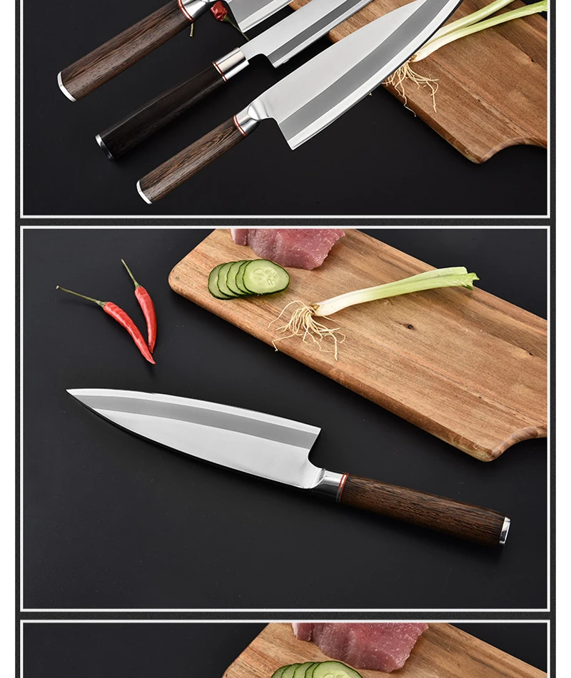 RSCHEF 7cr17 поварской нож кухонный мультирезки мяса маленький нож Филейный Нож для рыбы Многофункциональный выбор