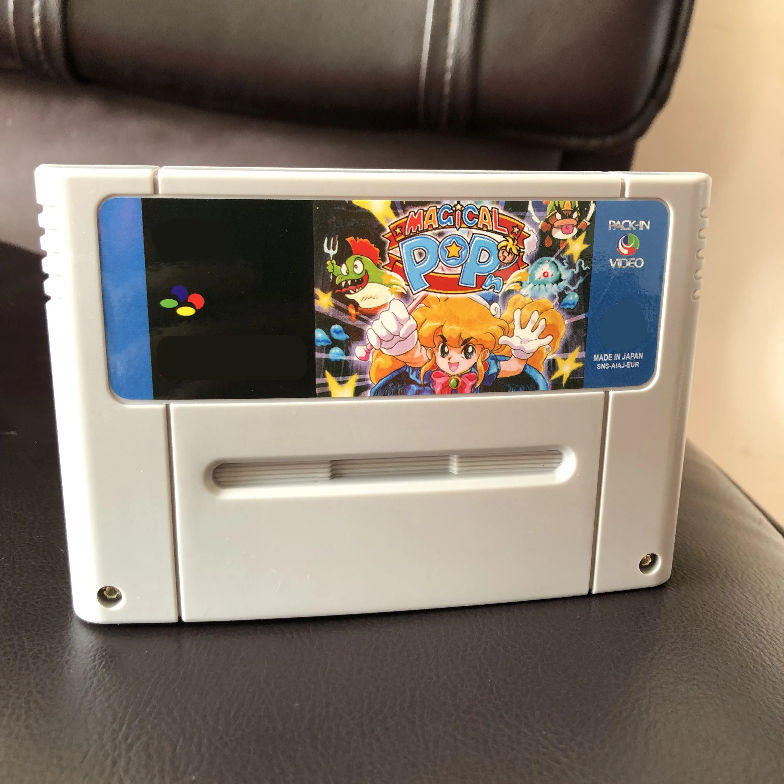 Волшебная Pop'n английская PAL версия 46 контактов видеоигр карта для