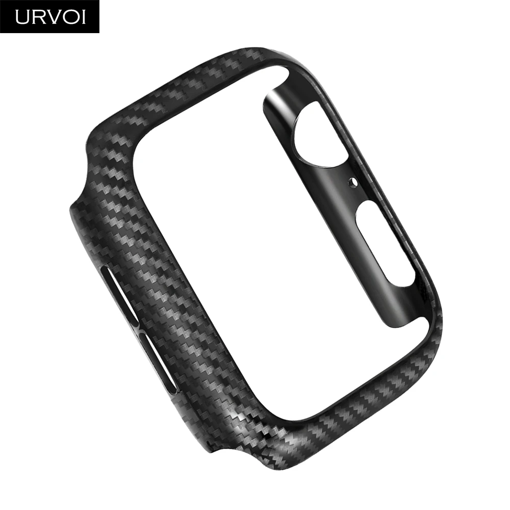 Чехол URVOI для Apple Watch series 6 SE 5 4 3 пластиковый бампер из стеклопластика протектор
