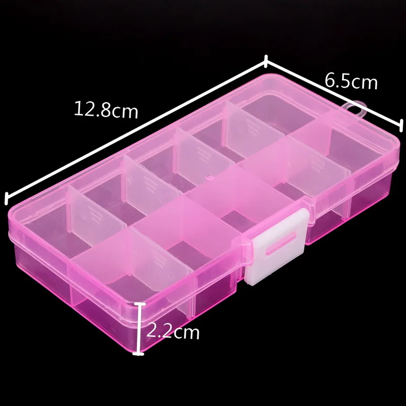 Регулируемая прозрачная шкатулка для хранения ювелирных изделий портативный