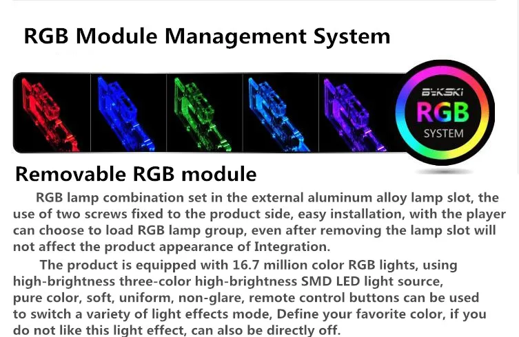 Bykski A-IGR58-X полный охват GPU водный блок для красочных RX 580 Ustorm 8G кулер для видеокарты