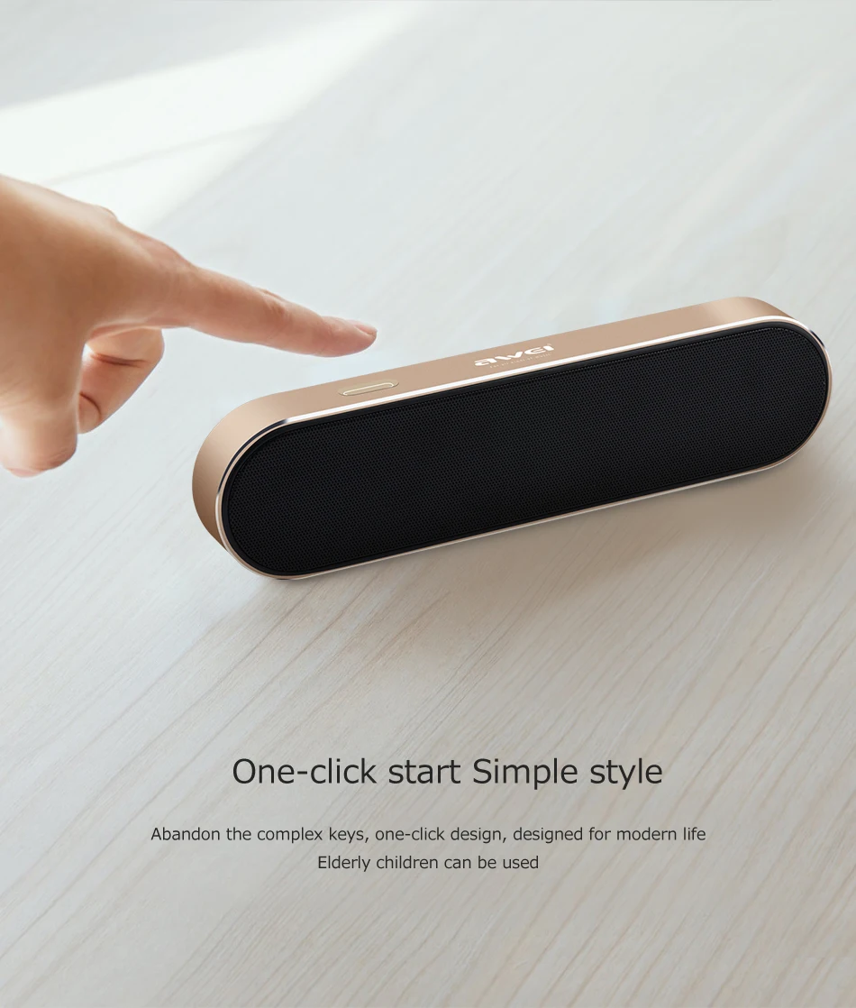 Awei Y220 Bluetooth динамик портативный беспроводной динамик двойной драйвер калонки звуковая коробка Blutooth Бумбокс для телефонов 3D стерео