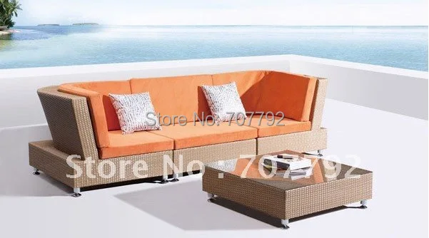 Искусственный городской диван нового стиля из ротанга|outdoor sofa|rattan outdoor sofaoutdoor rattan