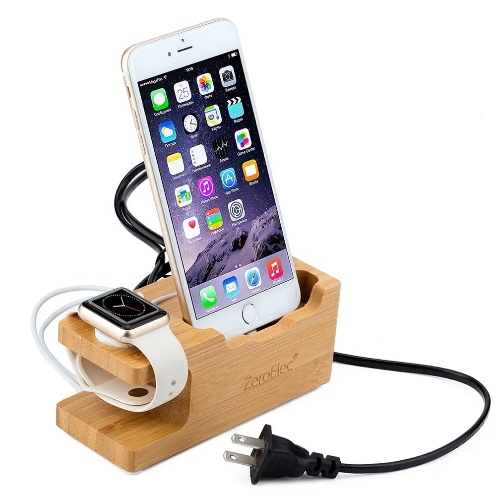 Зарядная станция с 3 USB портами 15 Вт А для Apple Watch|holder for|wood charging stationcharging holder |