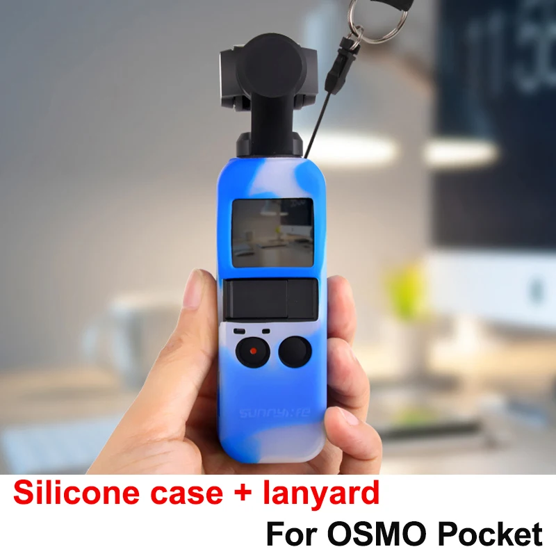 Защитный силиконовый чехол для DJI osmo pocket gimbal защитный dji osmo|Аксессуары систем
