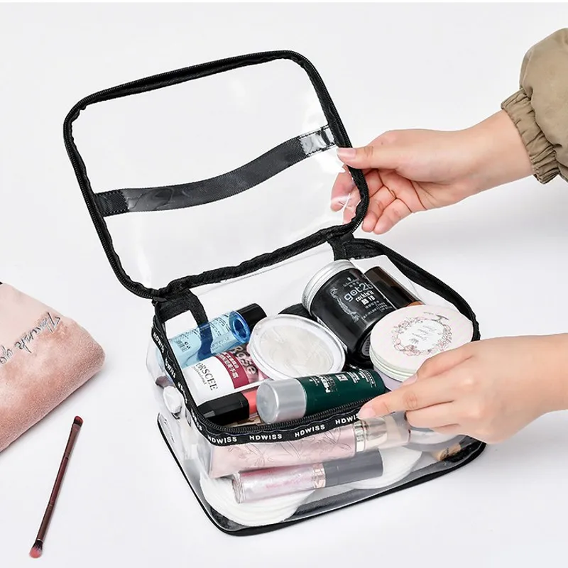 3 шт. прозрачная сумка из пвх дорожный органайзер косметичка чехол для красоты