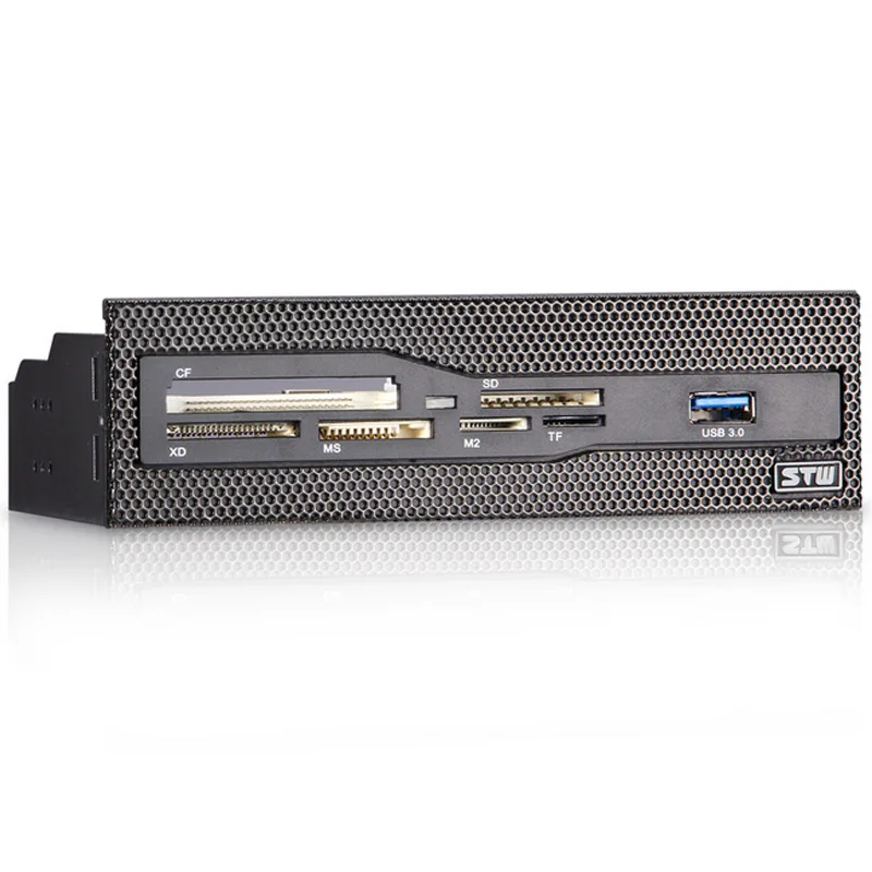 Etmakit все в одном 5 25 дюймовая панель USB2.0 кард ридер CF/SD/MS/TF/XD с кронштейном USB 3 0 NK
