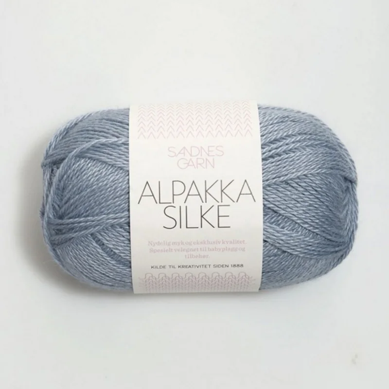 1*50 г мяч Sandnes Garn 70% alpakka 30% шелк смешанная пряжа ручной вязки пряжа шарф - Цвет: 6041