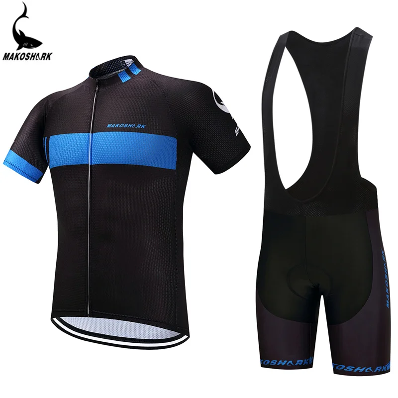 MAKOSHARK летний мужской профессиональный комплект одежды для велоспорта Джерси