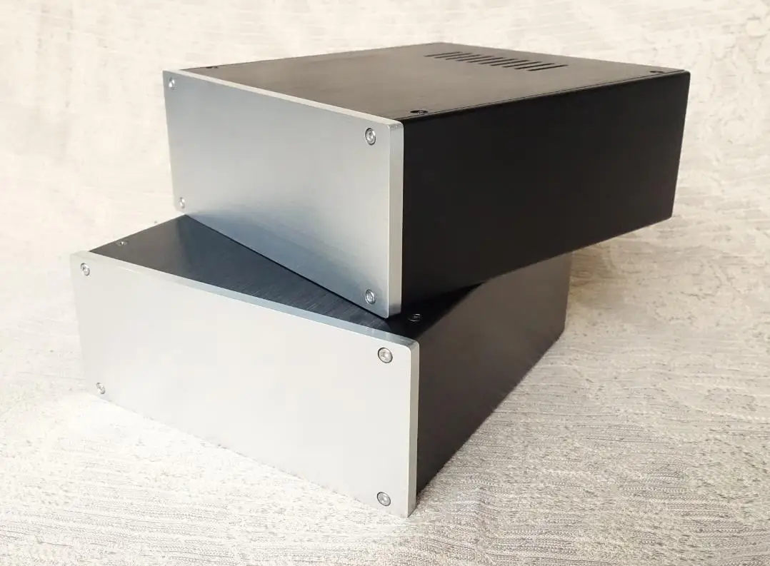 GZLOZONE Алюминий предусилитель корпус Мощность усилитель шасси PSU коробка 220*90*228 мм