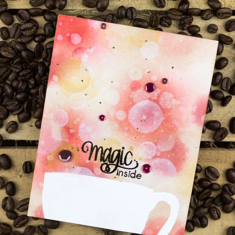 Новинка трафарет в горошек для самостоятельного скрапбукинга декоративное