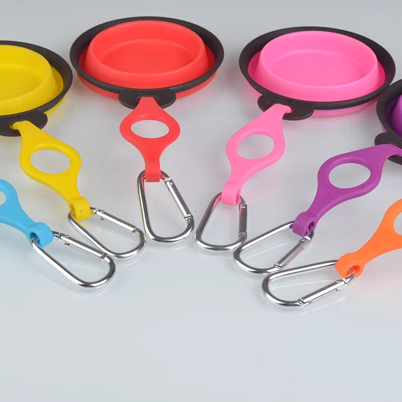 Portable Collapsible Silicone Cat Dog Pet Feeding Bowl Water Dish Feeder 7 color | Дом и сад