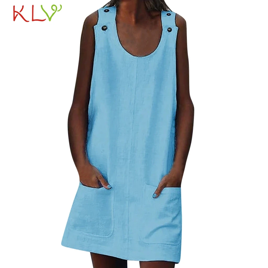 Женское винтажное платье с карманами повседневное свободное белое вечернее мини