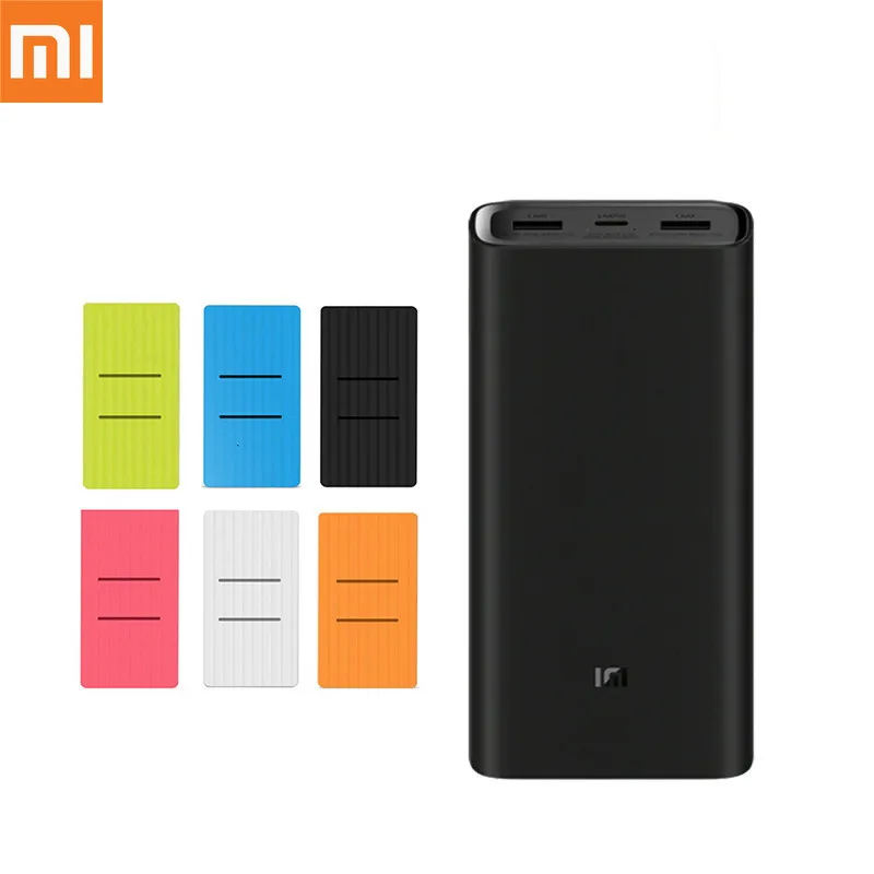 Оригинальный внешний аккумулятор Xiaomi Mi 20000 мАч 3/2C USB C 45 Вт портативное зарядное