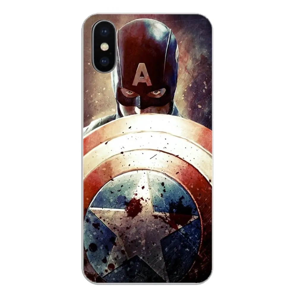 Силиконовый чехол для телефона Huawei Honor 5A LYO-L21 Y6 II Compact Y5 2 Y5II Mate 10 Lite Nova 2i 9i Captain America