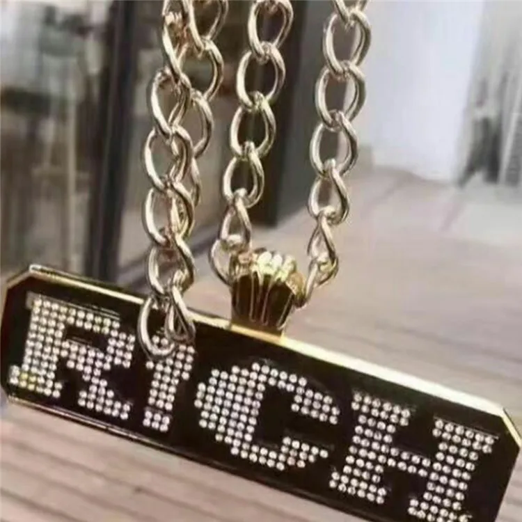 Женские и мужские ювелирные изделия в стиле хип-хоп подарки с золотыми