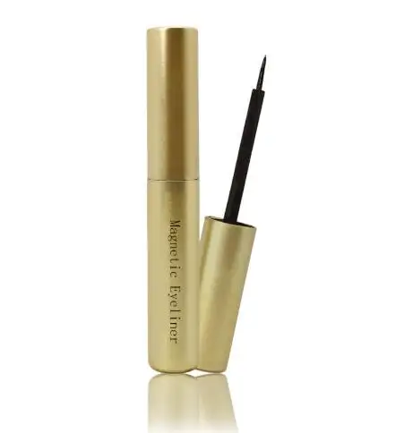Gold Eyeliner Магнитная подводка для глаз и 3D Магнитные ресницы набор для макияжа водостойкая жидкая подводка для глаз с многоразовыми накладными ресницами Профессиональная Косметика - Цвет: Gold Eyeliner