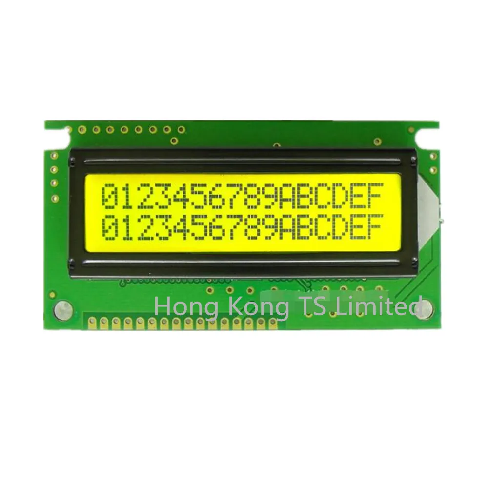 SMR1602 E 1602E ЖК модуль желтый зеленый фон черные слова 5 в 3 параллельный порт 1602