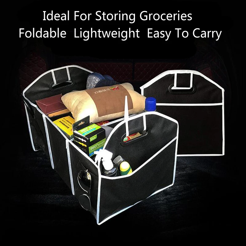 

Car Multi-Pocket Organizer Large Capacity Folding Storage Bag Trunk Stowing and Tidying