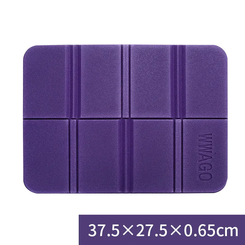 new purple with bag XC USHIO складной Открытый походный коврик XPE водонепроницаемый пенопластовый коврик стул для пикника влагостойкий матрас пляжный коврик - Цвет: new purple with bag