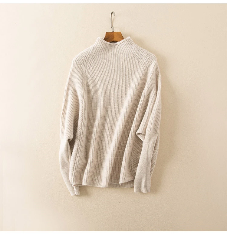 Женский широкий кашемировый свитер с рукавами летучая мышь 16 цветов S/M/L | Женская