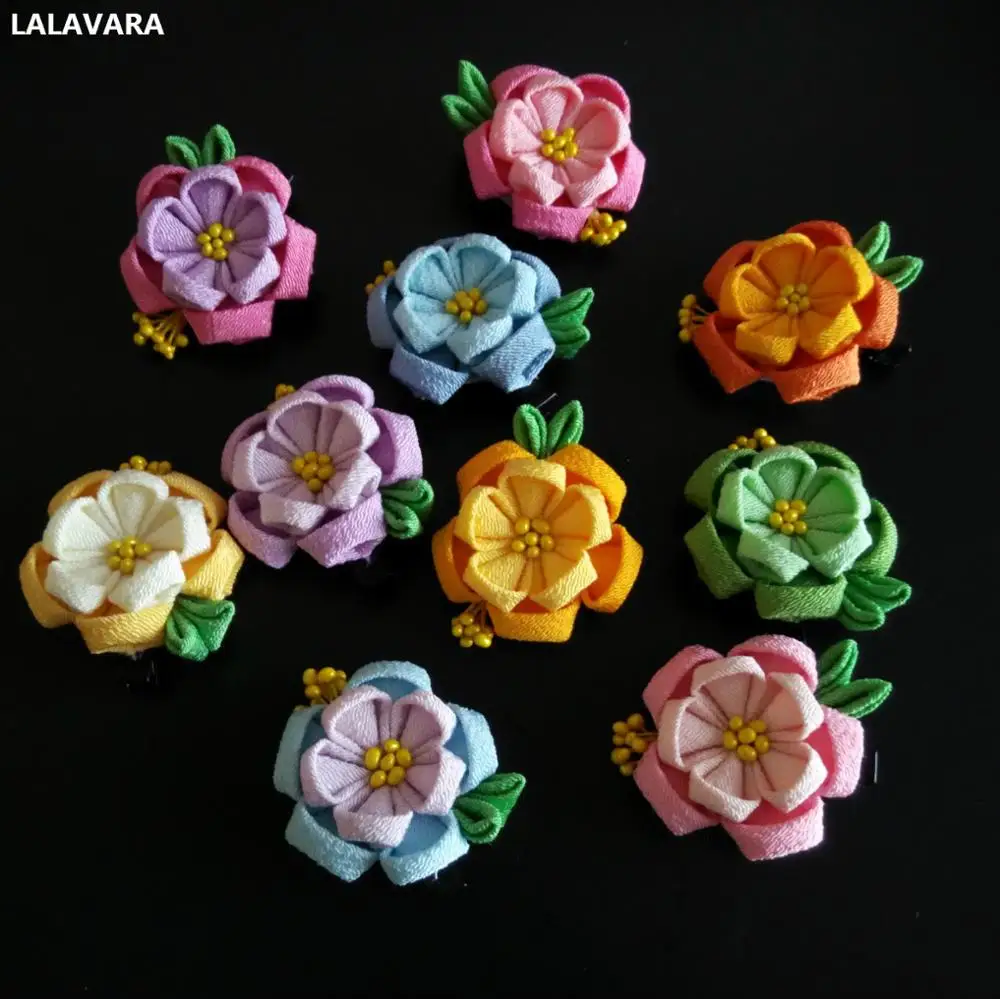 Заколки пряжки для девочек с Сакурой LALAVARA на заказ|Индивидуальные Украшения