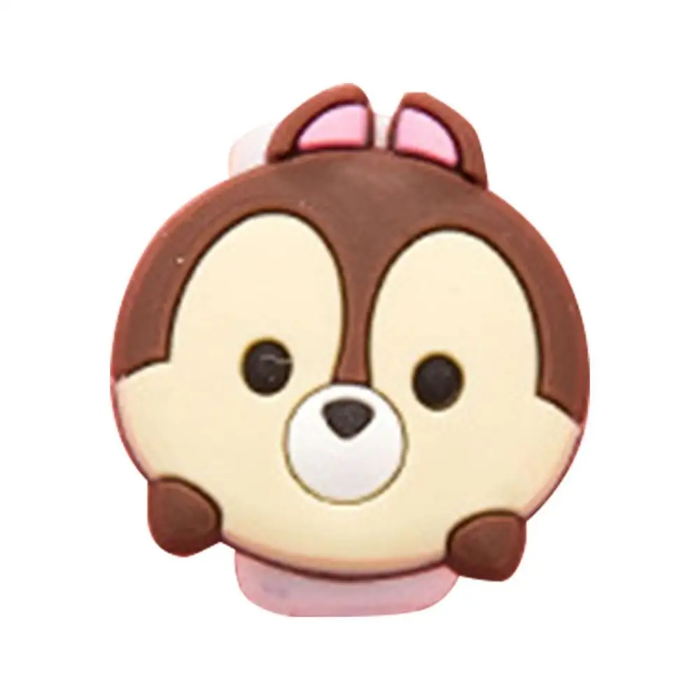 Brown Bear Прекрасный мультфильм зарядное устройство для сматывания кабеля защитный чехол Saver 8 Pin линия передачи данных протектор наушников шнур защиты рукава провода крышка - Цвет: Brown Bear