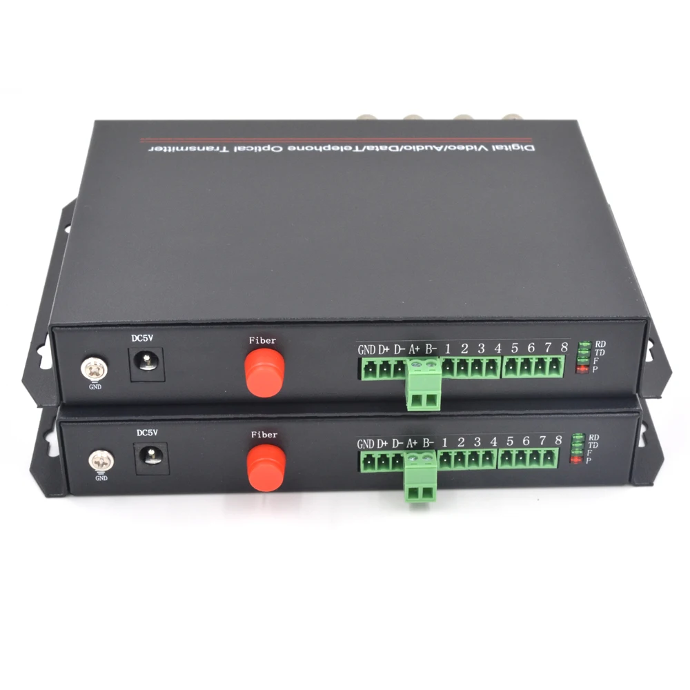 Многофункциональный 4 канальный видео аудио данных оптический медиа конвертер