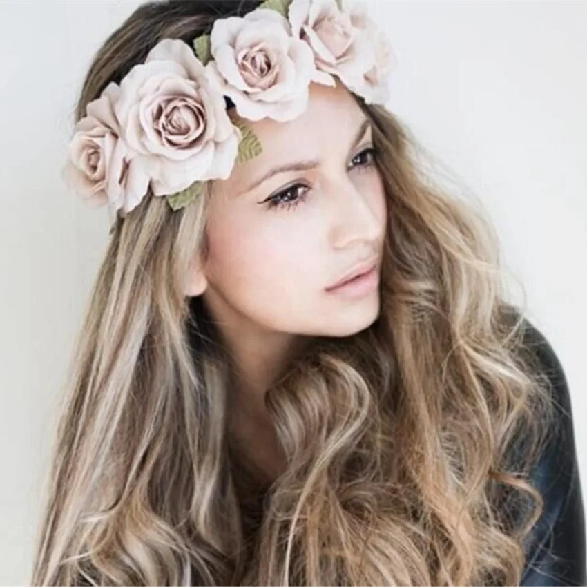 Новинка высококачественные женские богемные цветочные повязки на голову с